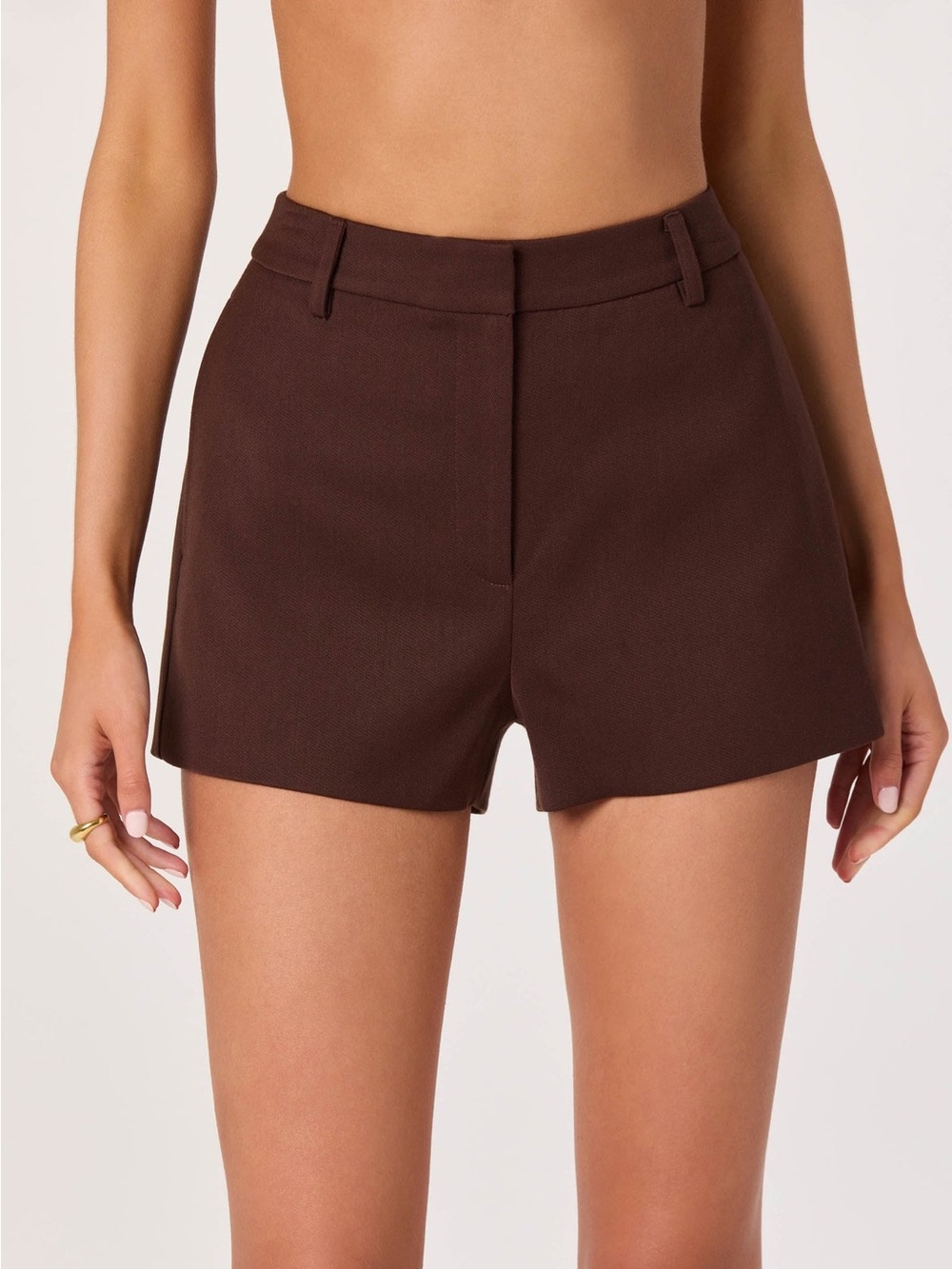 ASTR wynn mini shorts in brown